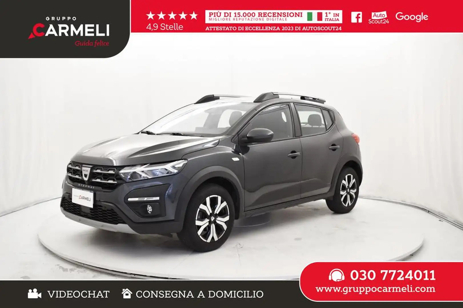 Dacia Sandero Stepway 1.0 tce Comfort 90cv Grigio - 1