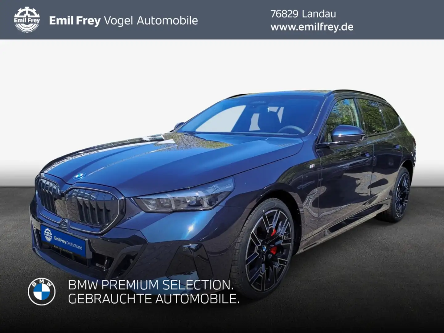 BMW 550 e xDrive Touring Aut. *Pano*AHK*SHZ*HiFi* Schwarz - 1