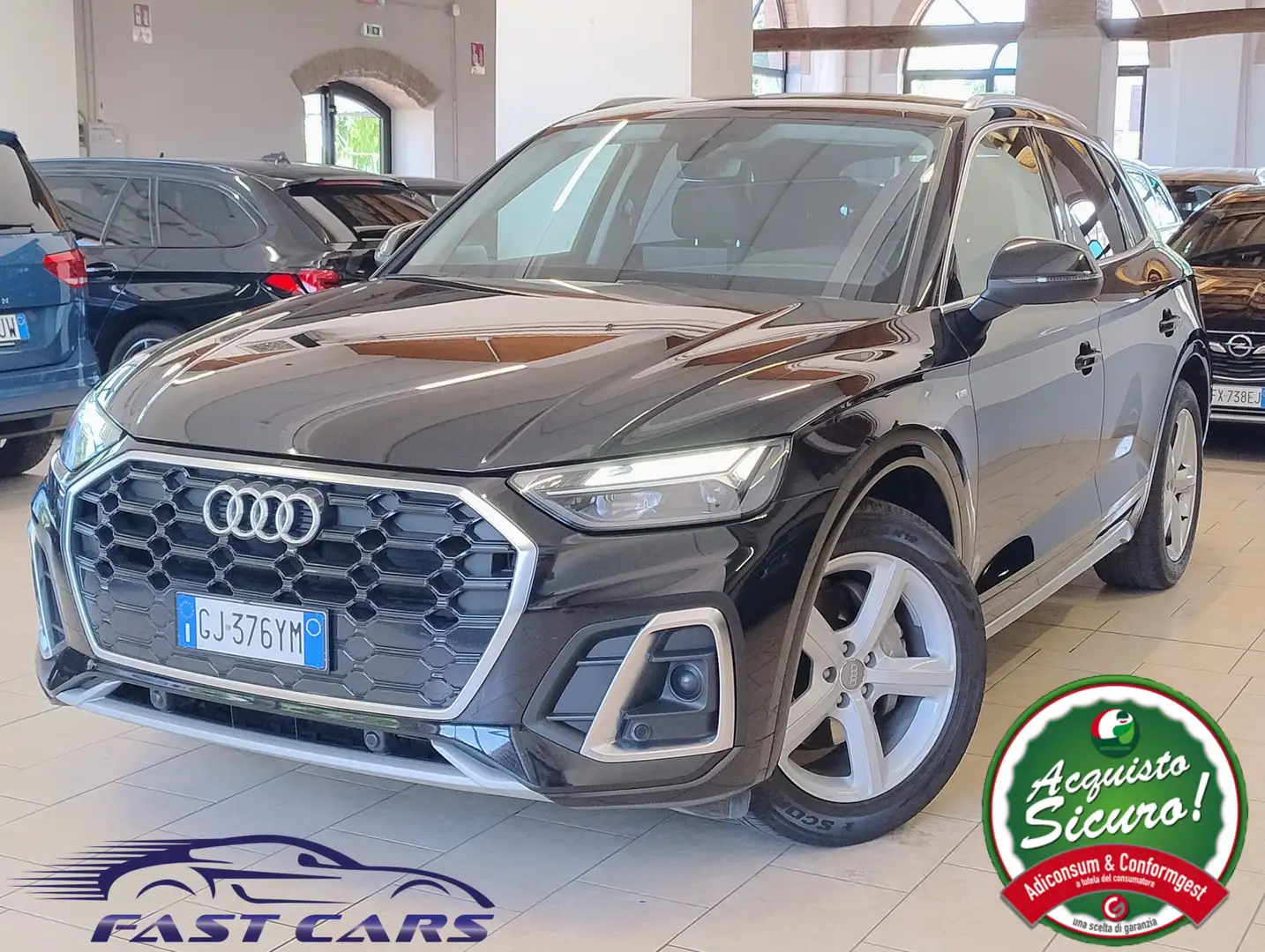 Audi Q5 35 2.0 tdi mhev 12V S line s-tronic CARPLAY ACC Nero - 1