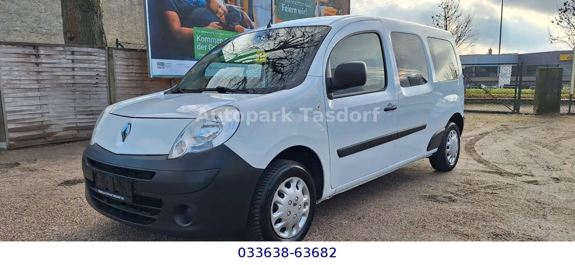 Renault Kangoo Maxi Extra Doppelkabine/Mixto/LKW Zulass. Weiß - 1