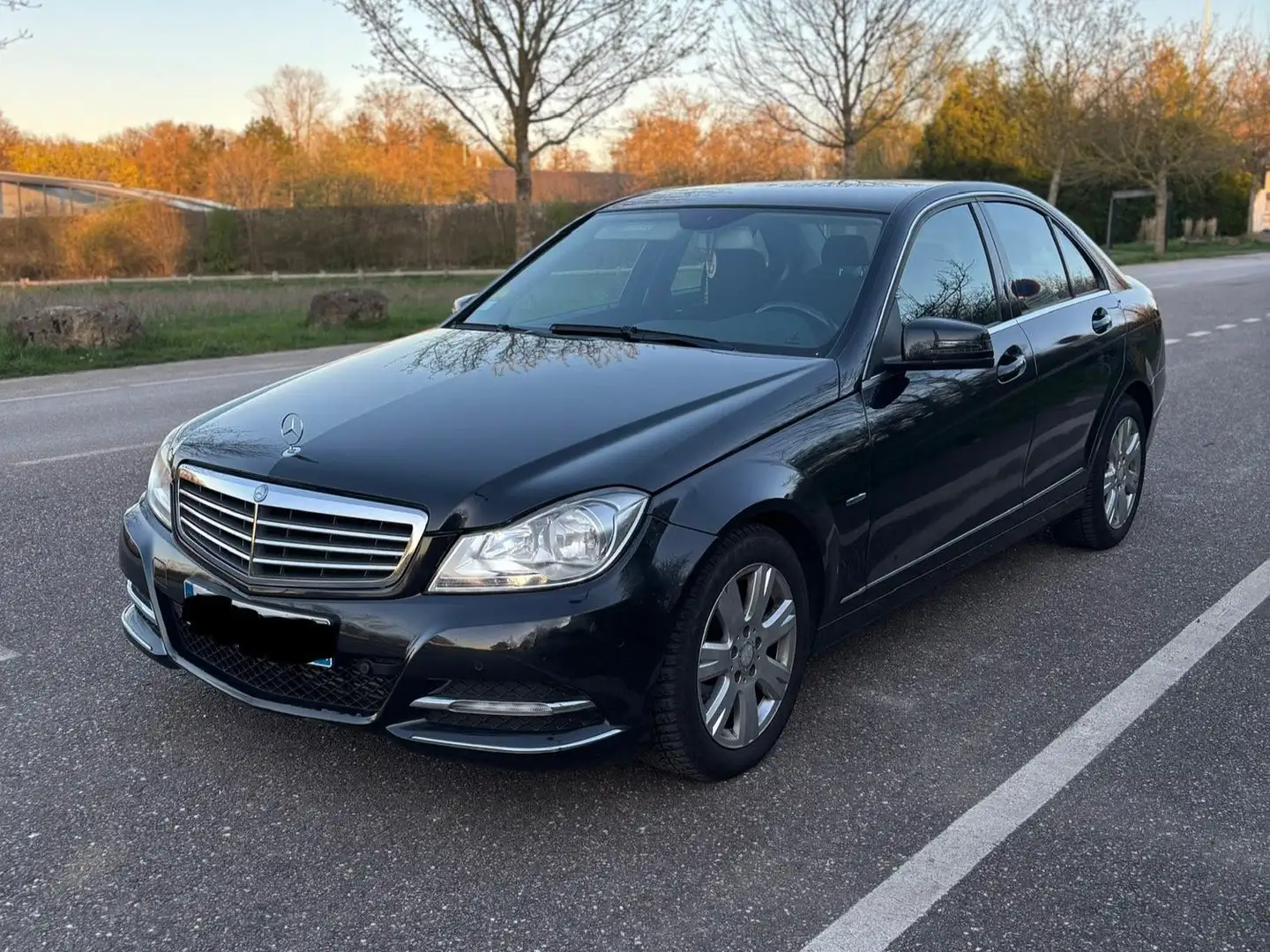 Mercedes-Benz C 200 Classe C 200 CDI BlueEfficiency Elégance A Noir - 1