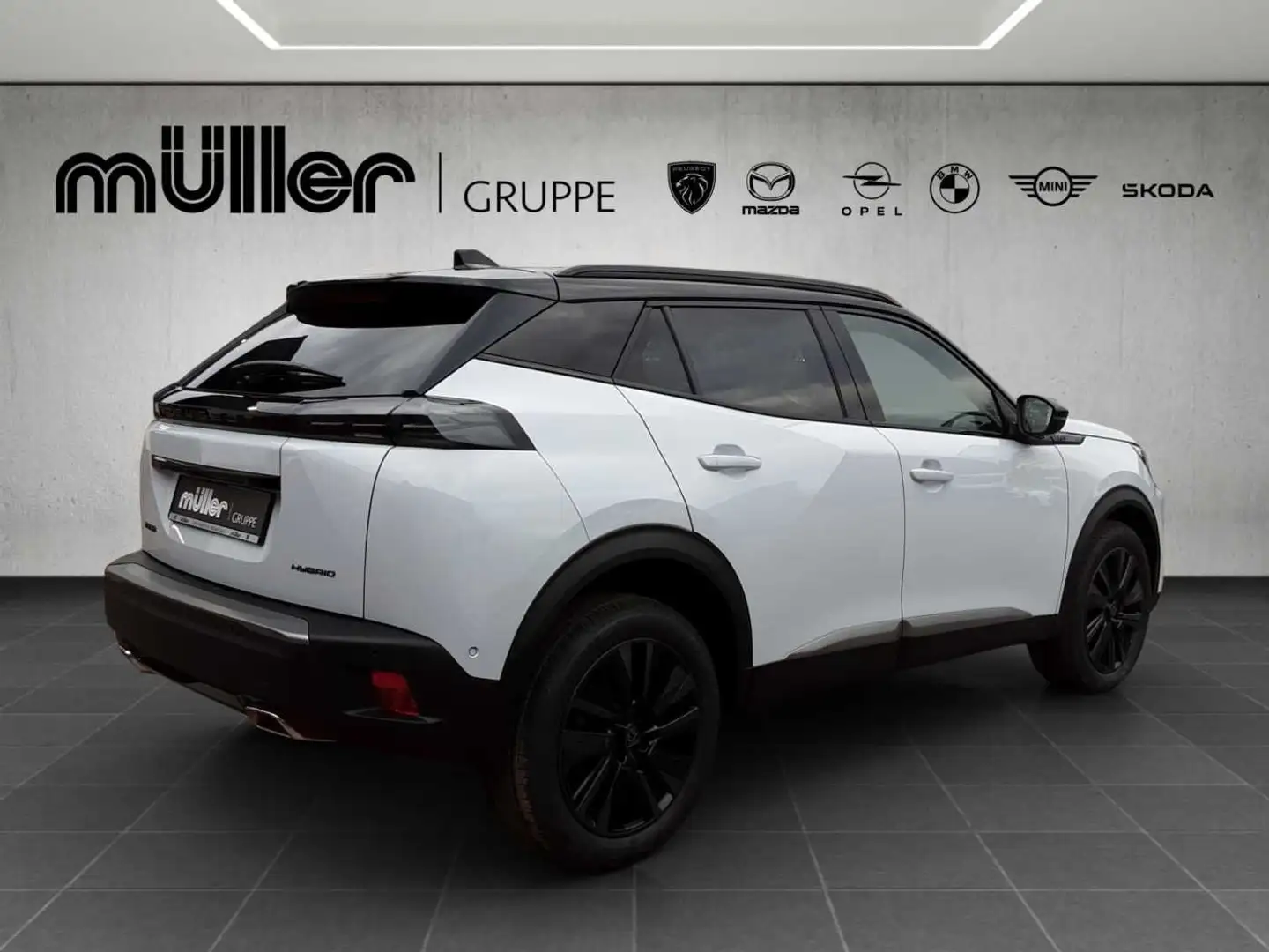 Peugeot 2008 GT HYBRID 145 e-DSC6 Hybrid Weiß - 2