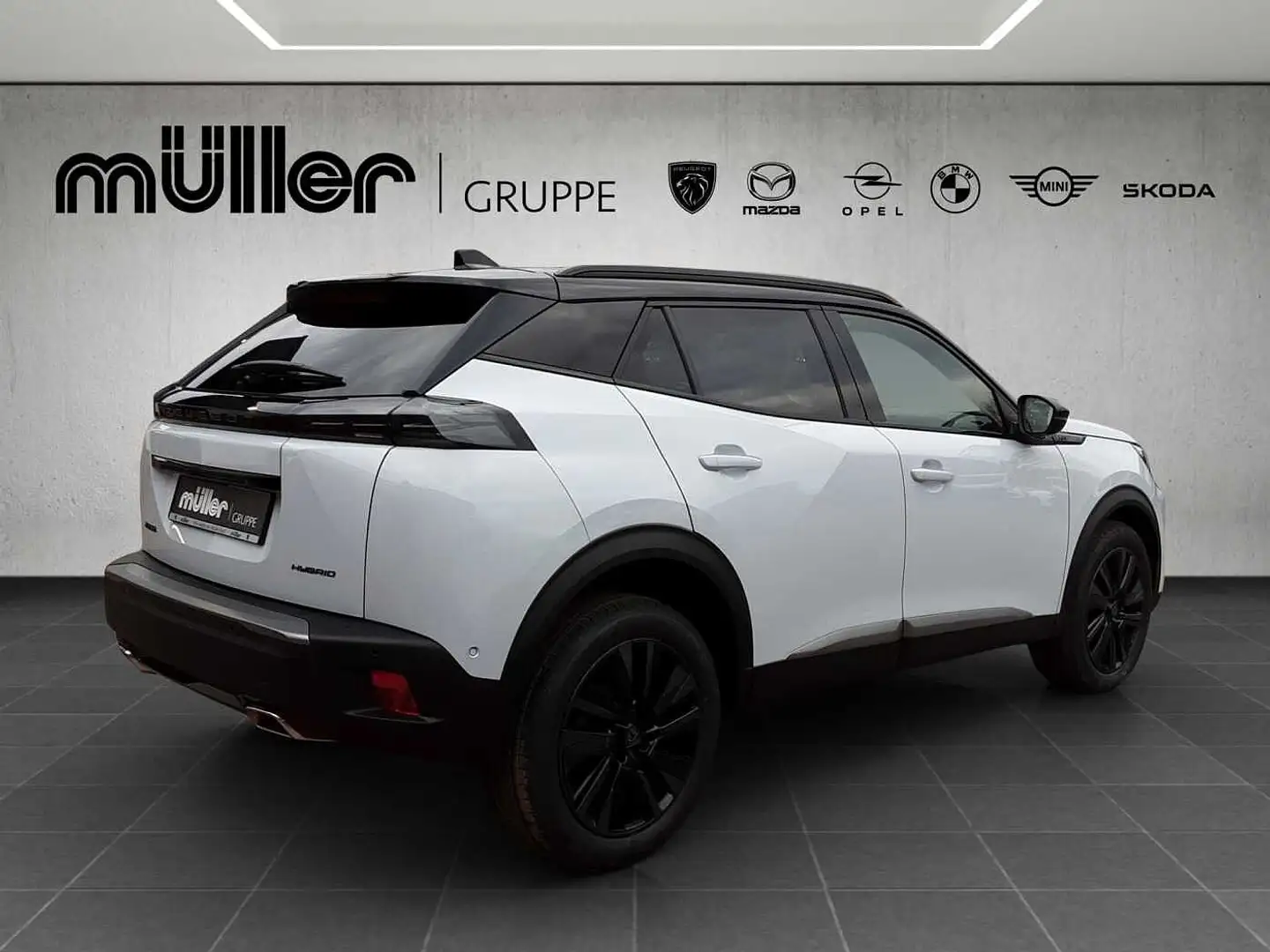 Peugeot 2008 GT Hybrid 136 e-DSC Weiß - 2