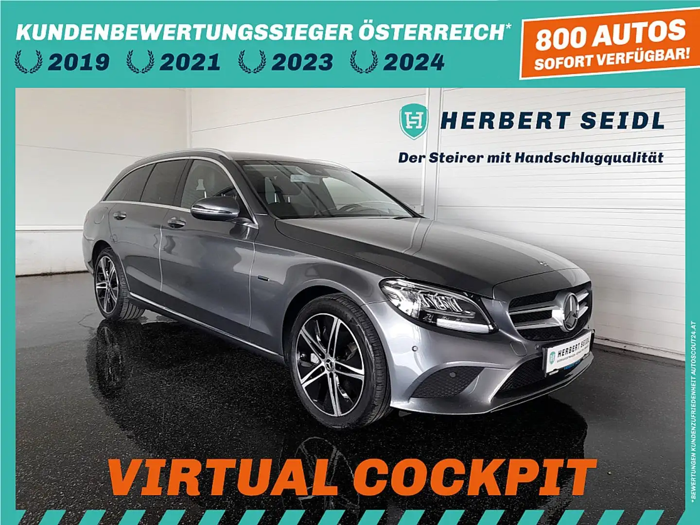 Mercedes-Benz C 300 de PHEV T Avantgarde PHEV Aut. *VOLL-LED / NAVI... Grau - 1