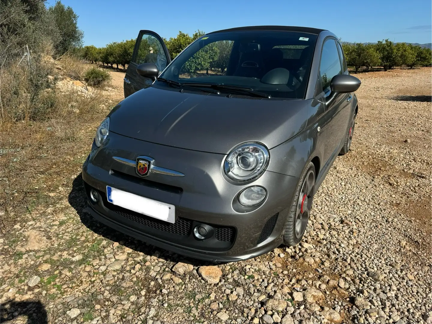 Abarth 500 500C cabriolet automatic Šedá - 1