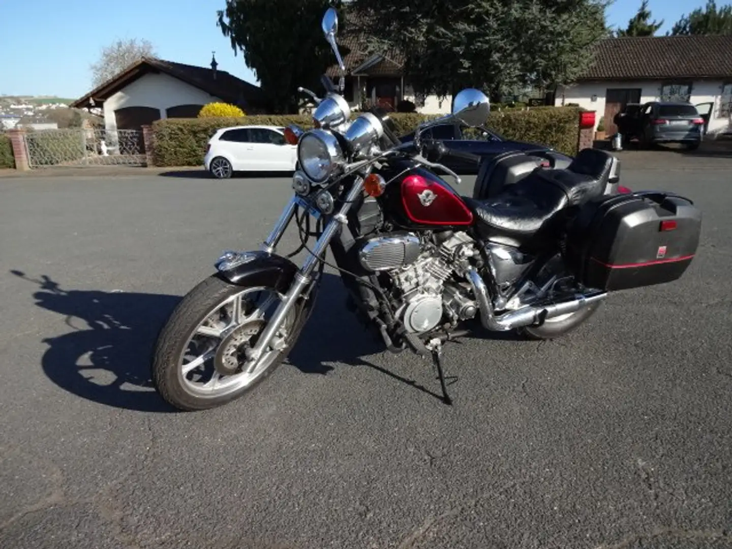 Kawasaki VN 750 chopper Piros - 2