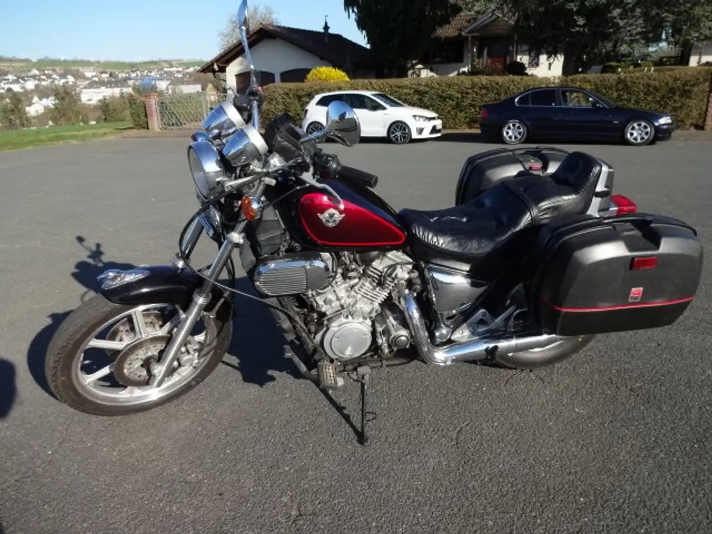 Kawasaki VN 750 chopper Červená - 1