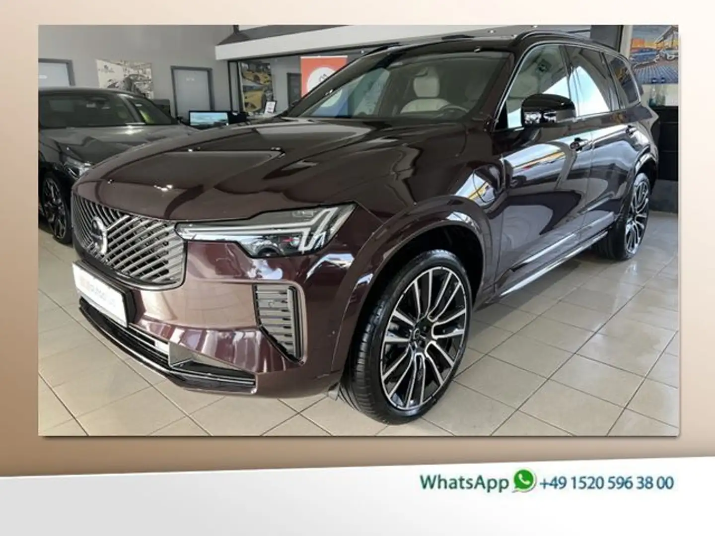 Volvo XC90 T8 Ultra Dark Recharge AWD Massage B&W 22" Rojo - 1