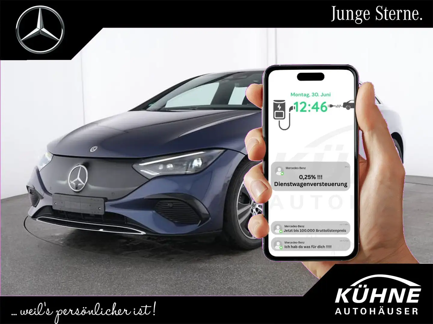 Mercedes-Benz EQE 300 Electric Art Premium PanoramaDach+Winter Blau - 1