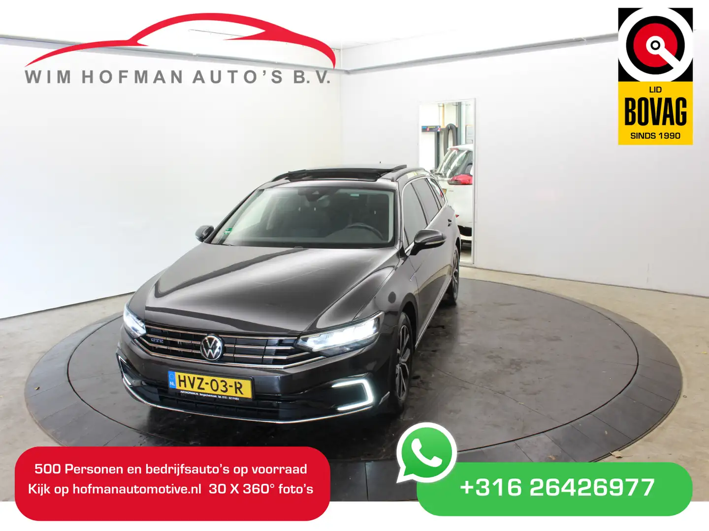 Volkswagen Passat Variant 1.4 TSI PHEV GTE Trekhaak Pano Camera Grijs - 1