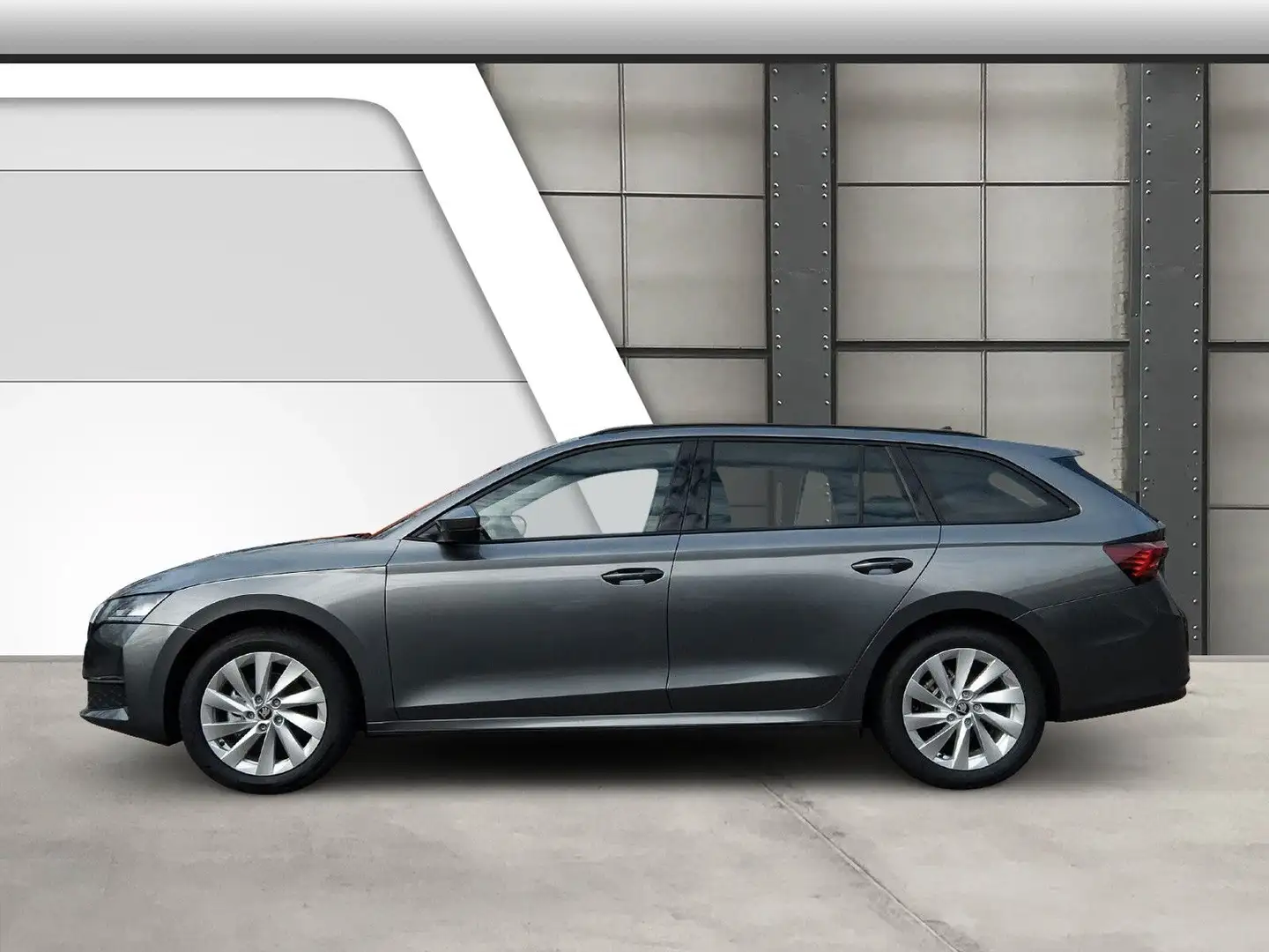 Skoda Octavia Combi 2.0TDI Navi LED AHK Kamera Pano Grau - 2