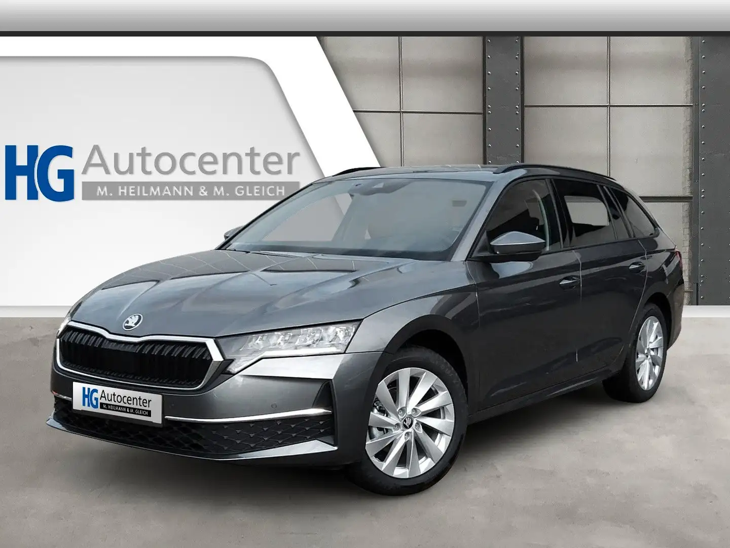 Skoda Octavia Combi 2.0TDI Navi LED AHK Kamera Pano Šedá - 1