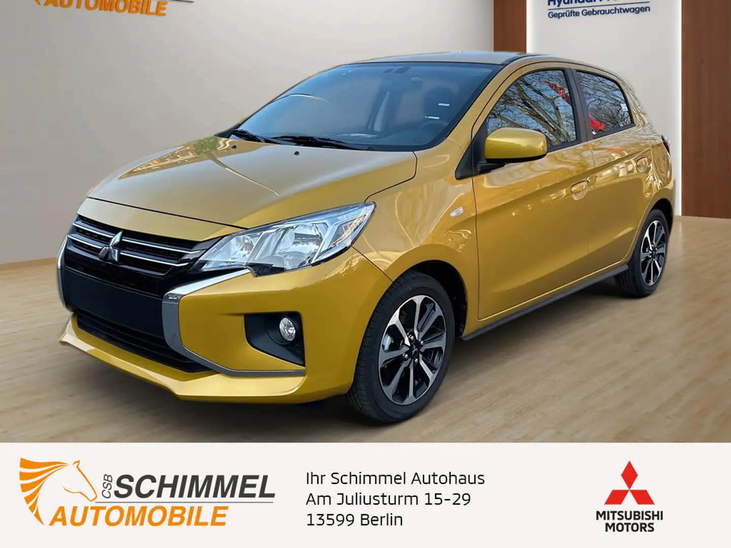 Mitsubishi Space Star Select+ 1,2l CVT Geel - 1