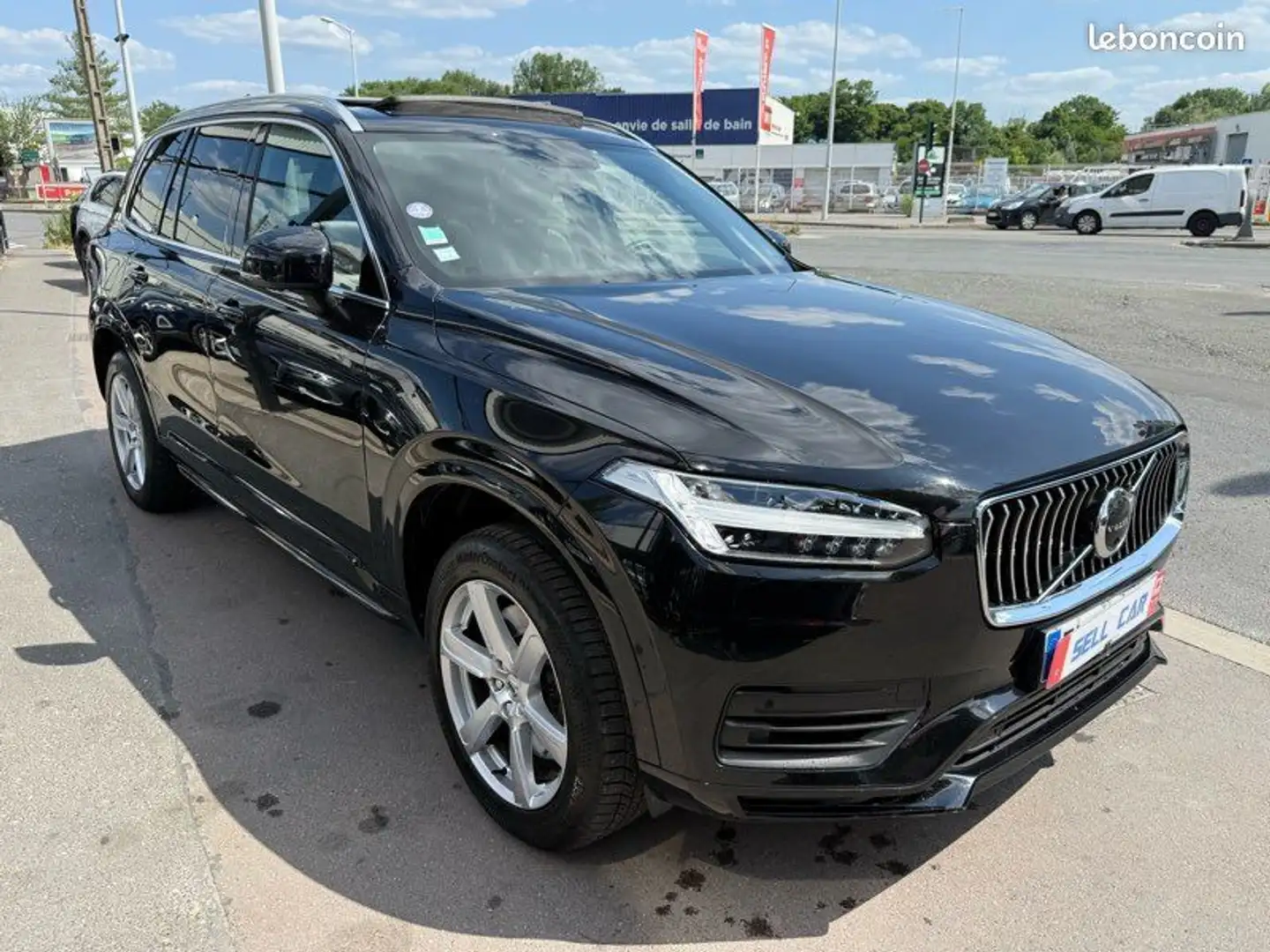 Volvo XC90 T8 TWIN ENGINE 303 + 87ch MOMENTUM GEARTRONIC Noir - 2