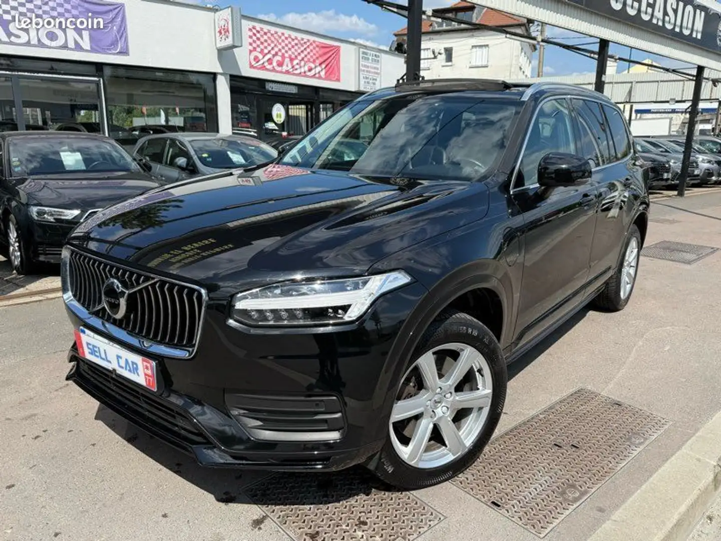 Volvo XC90 T8 TWIN ENGINE 303 + 87ch MOMENTUM GEARTRONIC Noir - 1