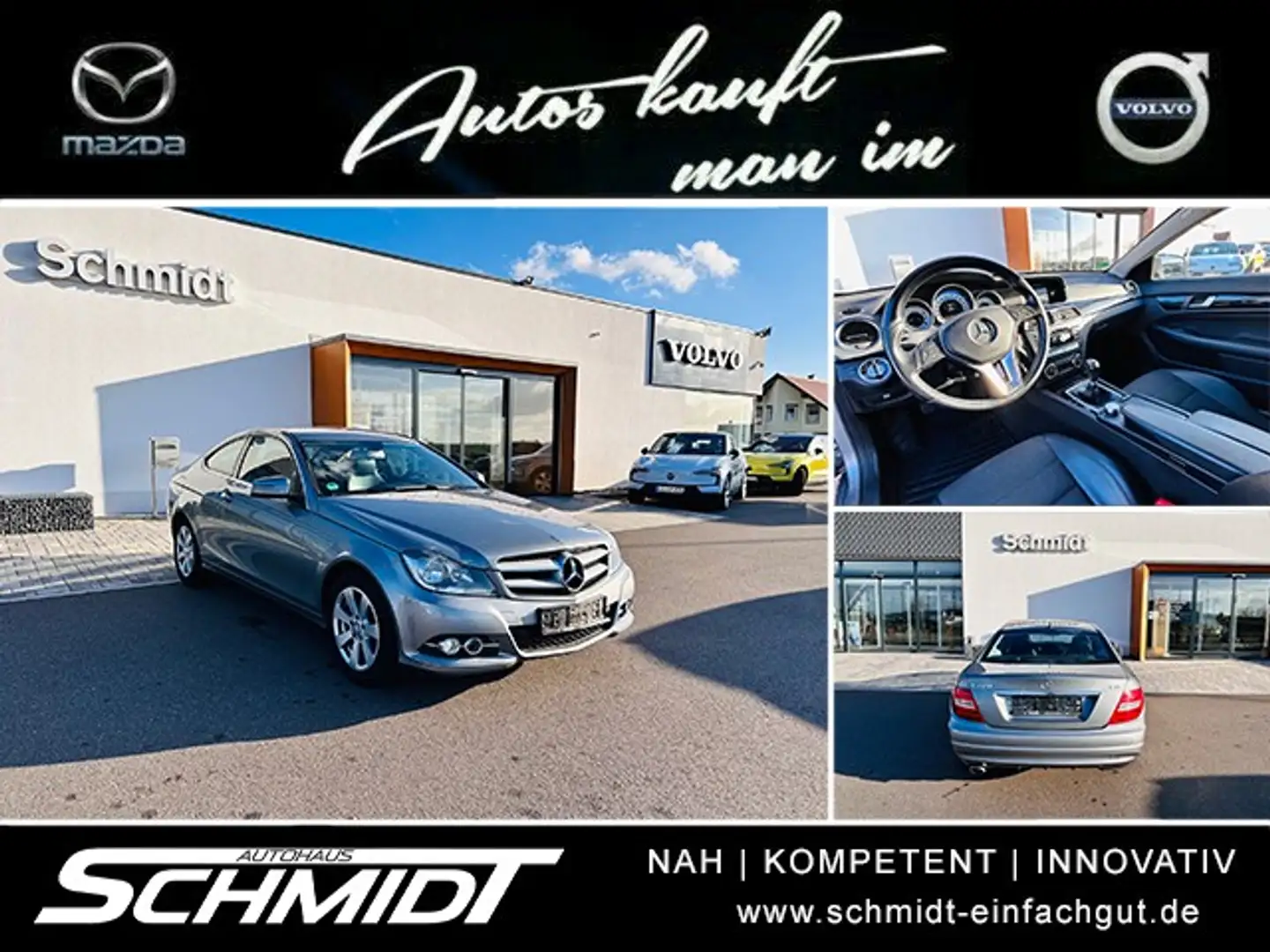 Mercedes-Benz C -Klasse Coupe C 220 CDI BlueEfficiency (204.302) Gümüş rengi - 1
