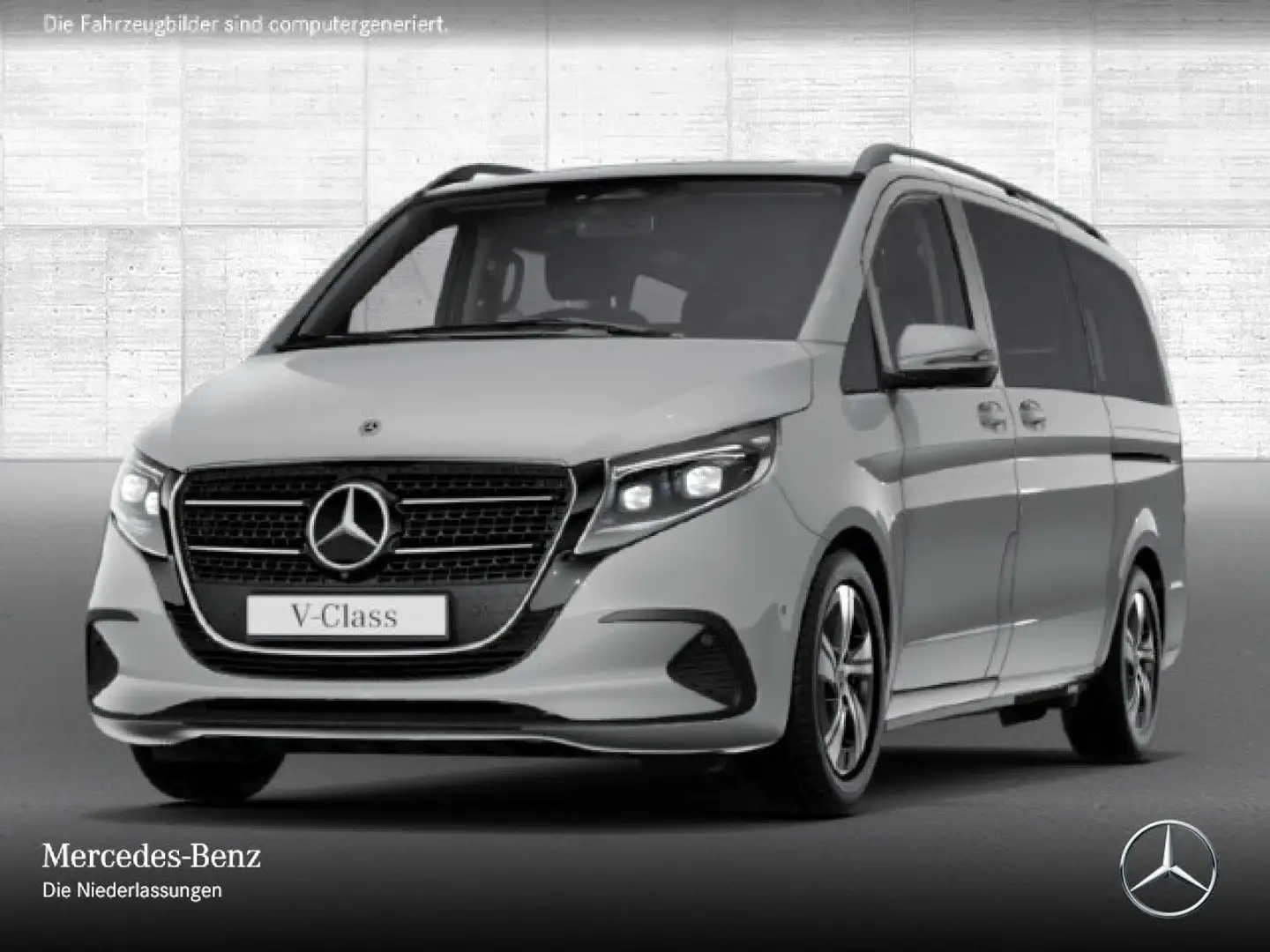 Mercedes-Benz V 220 d STYLE+9G+AHK+Navi+DIS+Klima+SitzHZ Grau - 2