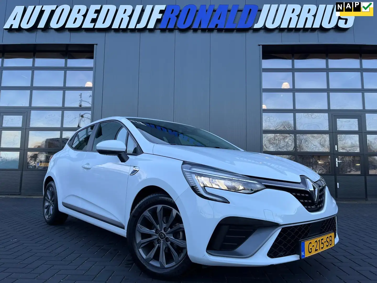 Renault Clio 1.0 TCe R.S. LINE NL.Auto/Full led/Navigatie/Carpl Weiß - 1