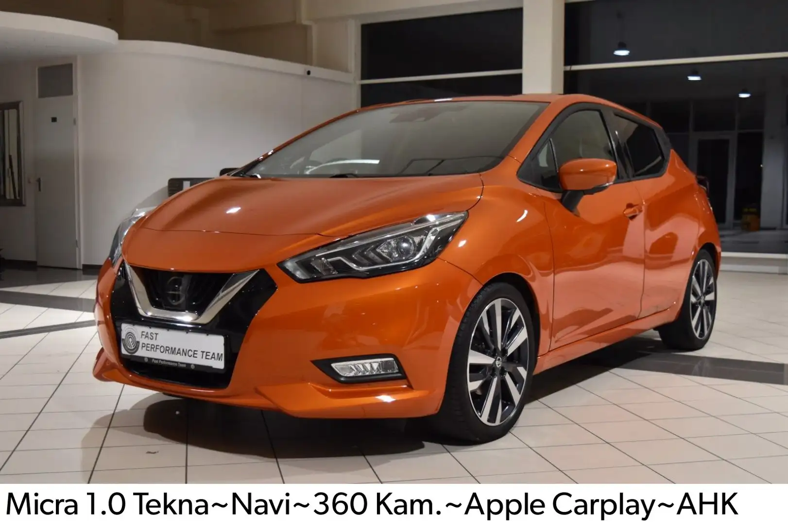 Nissan Micra 1.0 Tekna~Navi~360 Kam.~Apple Carplay~AHK Naranja - 1