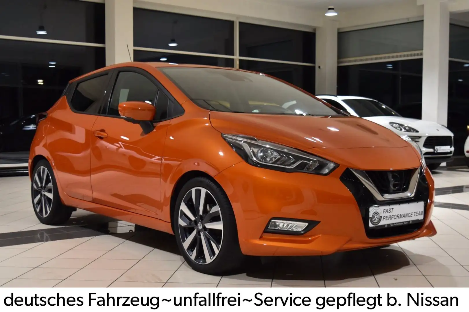 Nissan Micra 1.0 Tekna~Navi~360 Kam.~Apple Carplay~AHK Naranja - 2