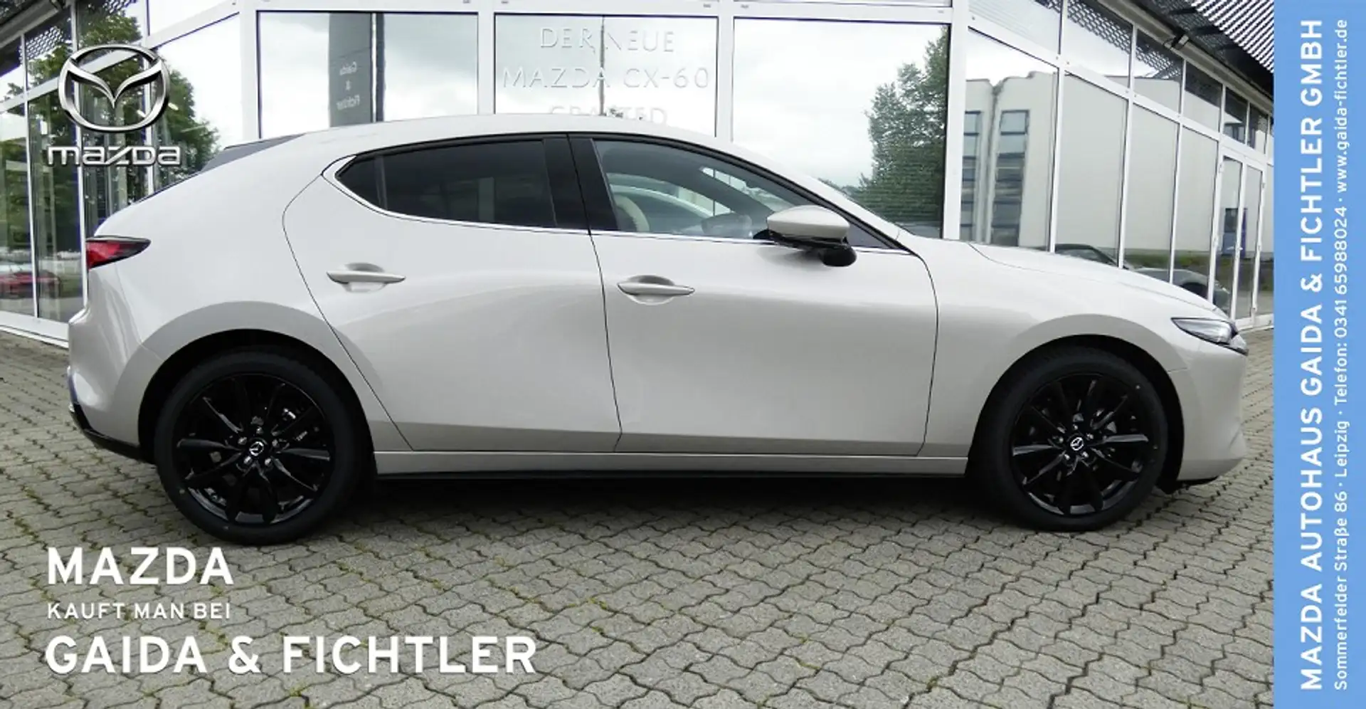 Mazda 3 e-SKYACTIV X EXCLUSIVE DRIVER-ASSIST DESIGN LEDER Béžová - 2