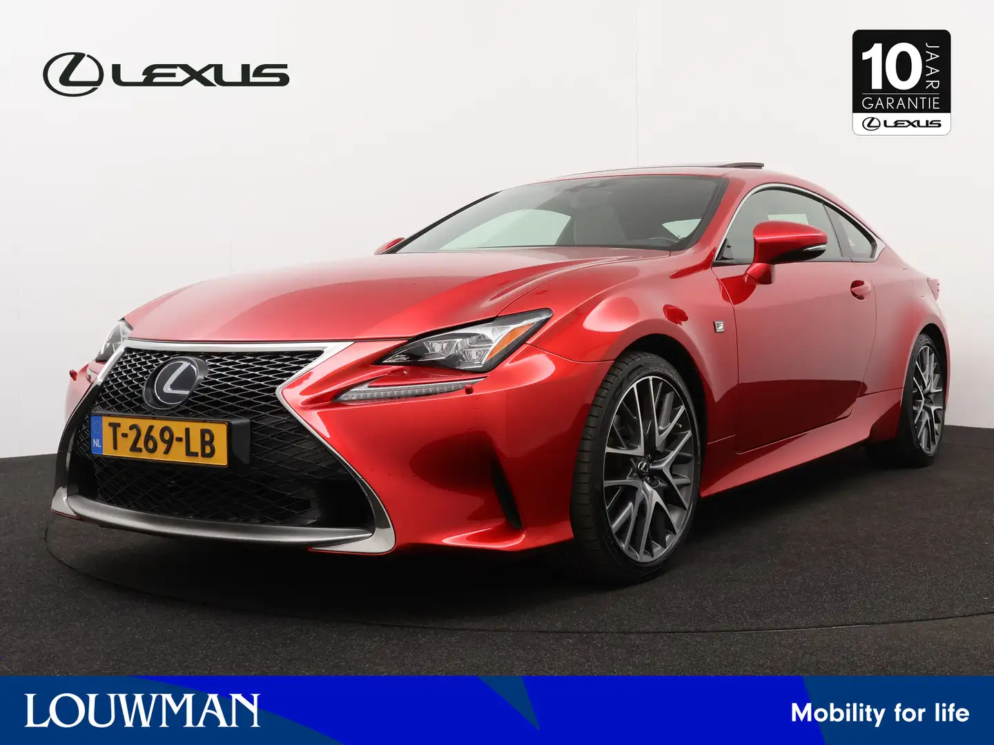 Lexus RC 300h F-Sport Limited | Mark Levinson | Schuifdak | Stoe Roşu - 1