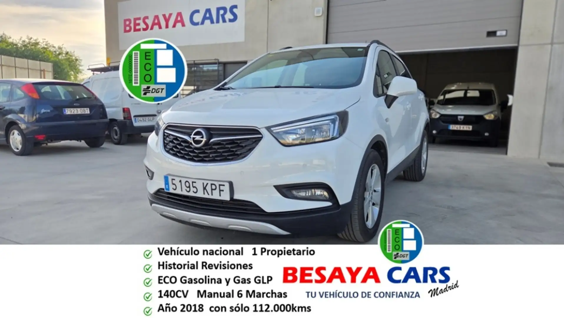 Opel Mokka X 1.4T GLP Selective 4x2 Blanco - 1