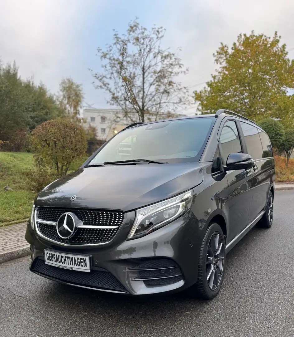 Mercedes-Benz V 220 V300d Lang AVANTGARDE 4MATIC Burmester 360° uvm. Gris - 2
