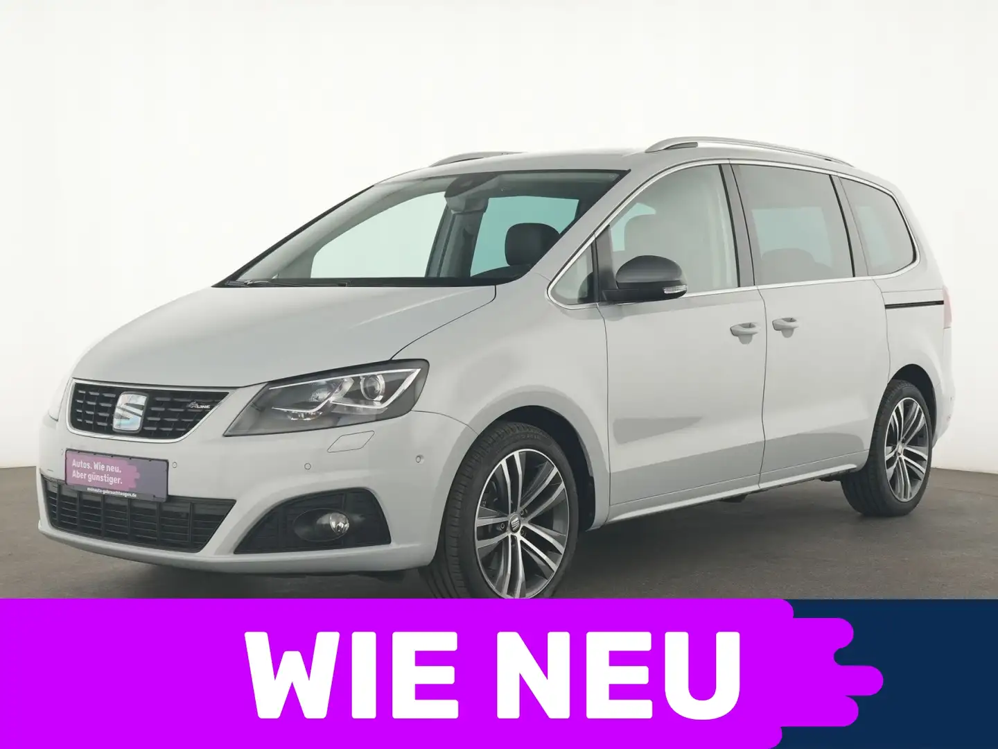 SEAT Alhambra FR-Line 4 Drive ACC|Navi|LED|PDC|Massage Weiß - 1