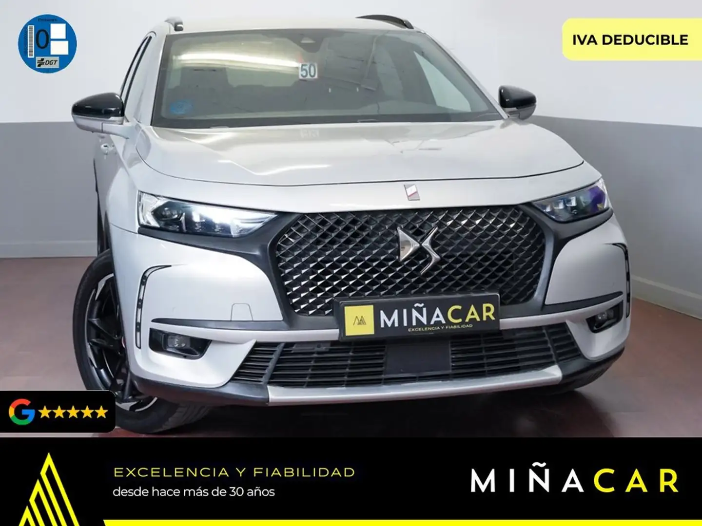 DS Automobiles DS 7 Crossback 1.6 ETense 225 PERFORMANCE LINE Auto Gris - 1
