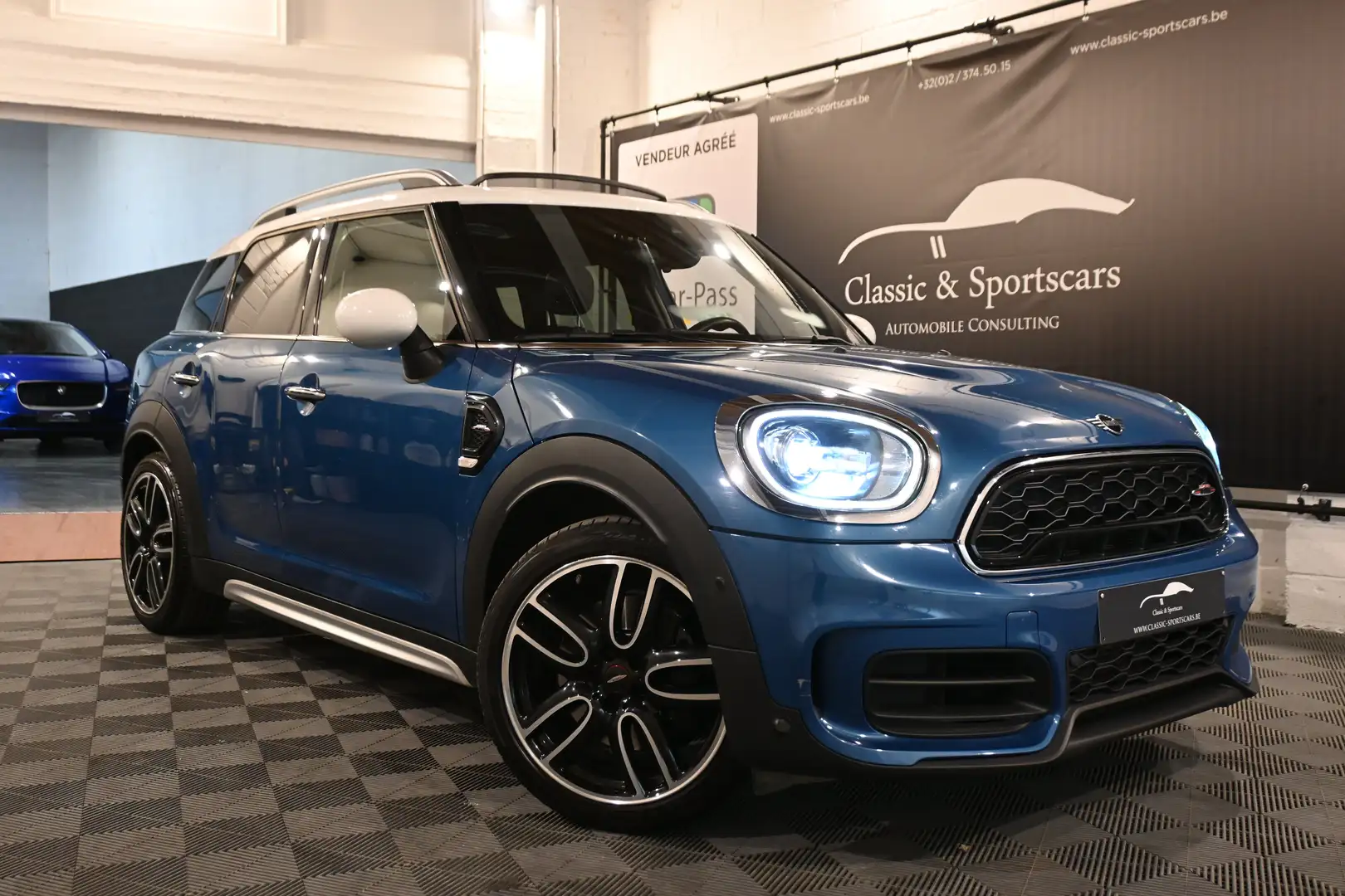 MINI Countryman S All4 2.0AS JCW JOHN COOPER WORKS /CAMERA / FULL OPTIONS Bleu - 2