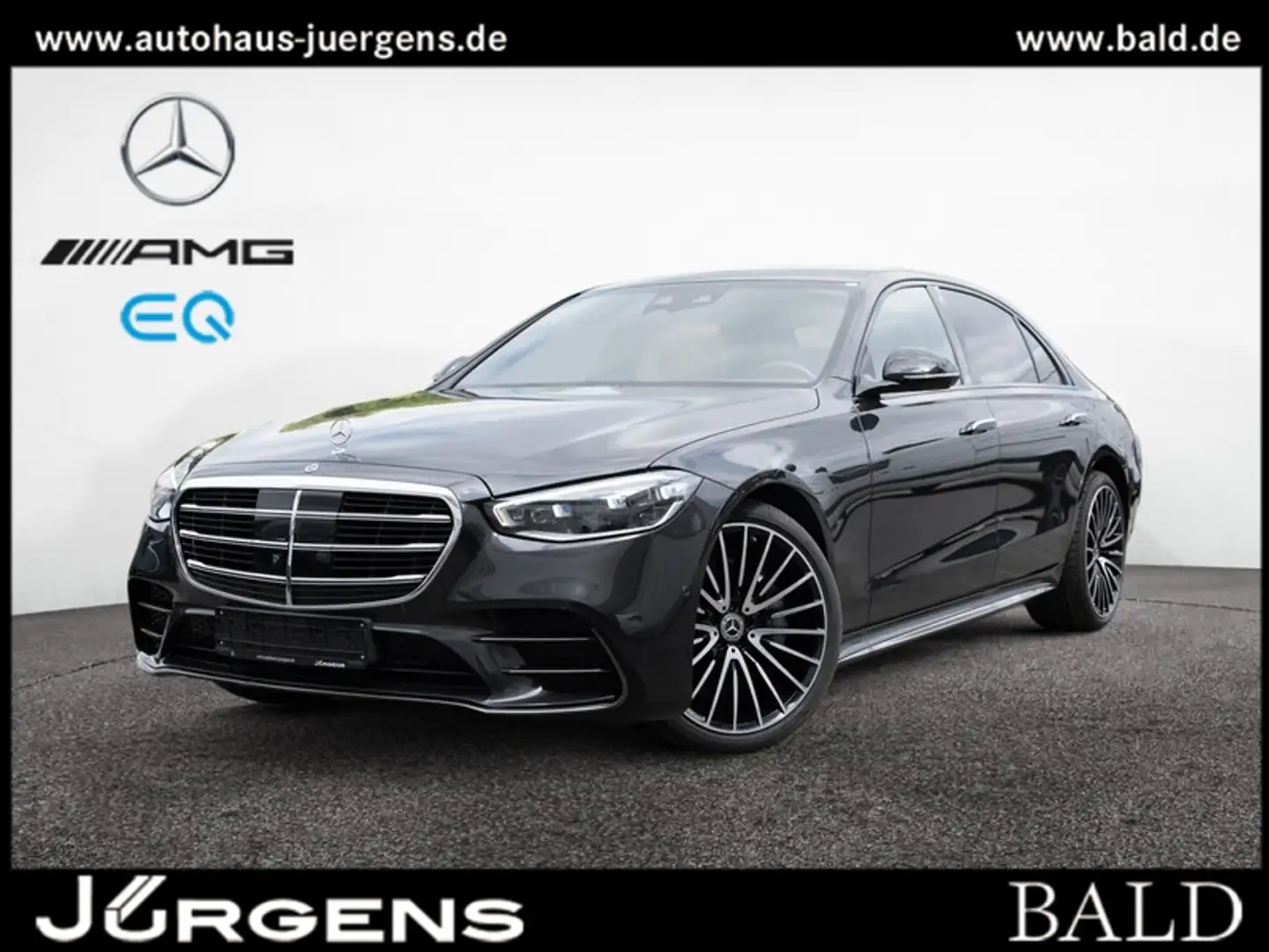 Mercedes-Benz S 450 d 4M L AMG-Sport/Pano/Sitzk/HUD/Night Grijs - 1