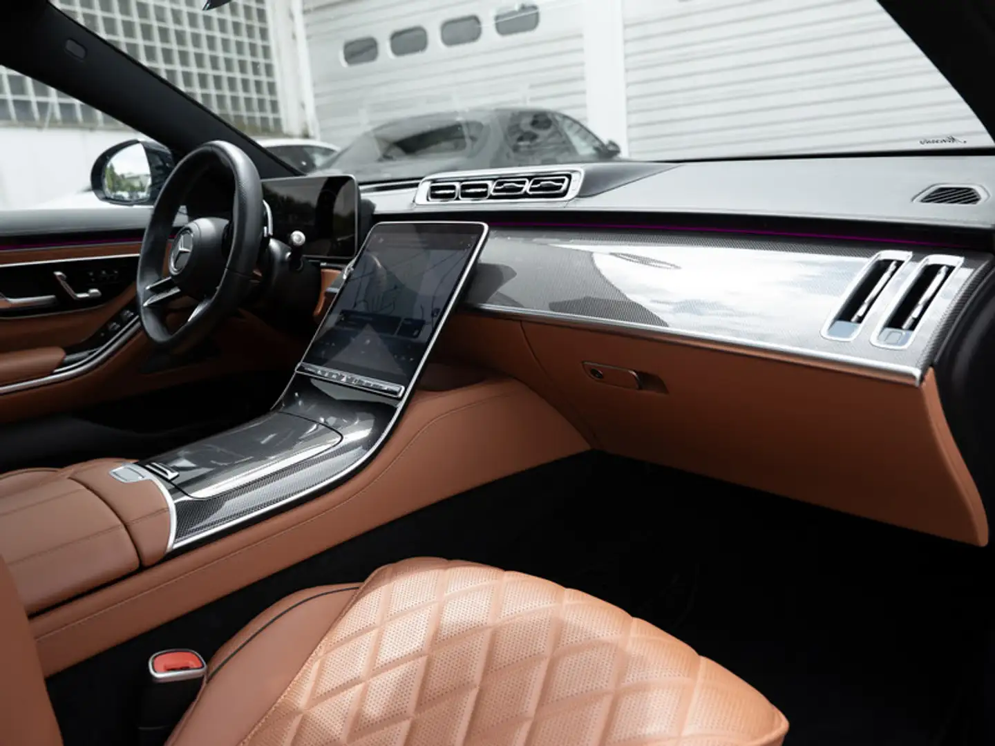 Mercedes-Benz S 450 d 4M L AMG-Sport/Pano/Sitzk/HUD/Night Grijs - 2