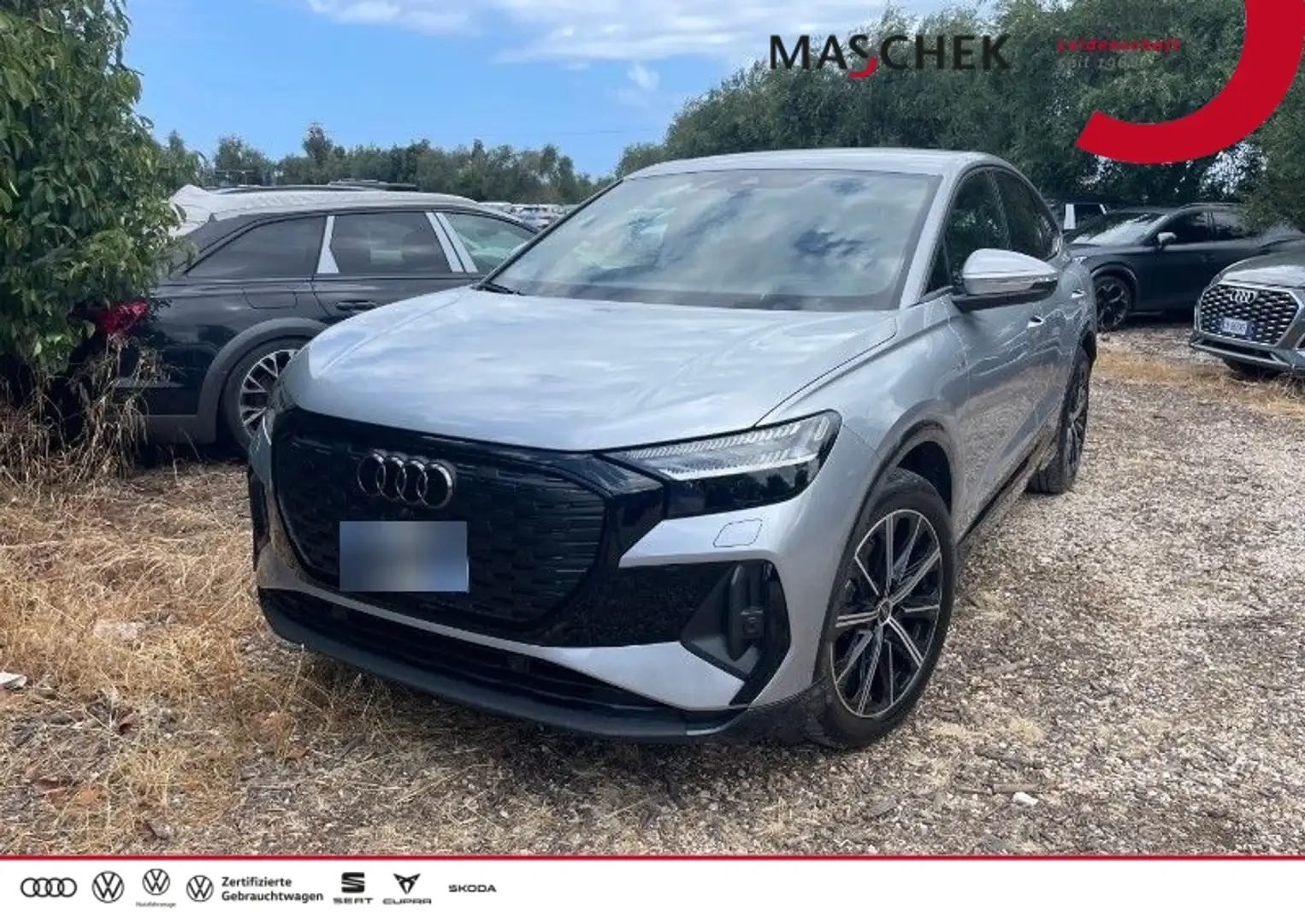 Audi Q4 e-tron Q4 Sportback e-tron S Line Navi Matrix RearView As Silber - 1