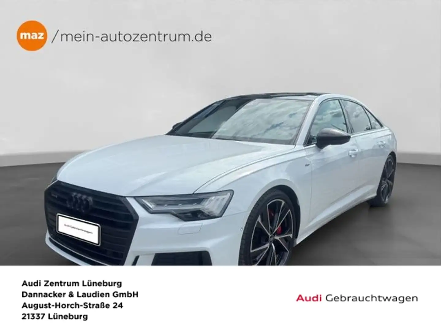 Audi A6 55 2.0 TFSI e quattro sport Alu21 MatrixLED P Blanc - 1