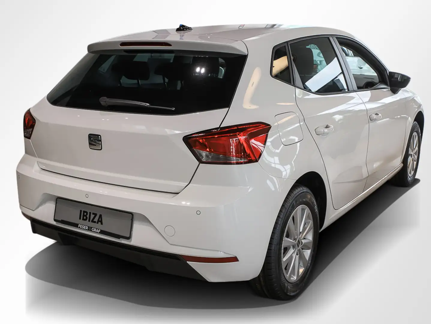 SEAT Ibiza 1.0 TSI Road Edition DSG Navi RüKa Sitzh. Weiß - 2