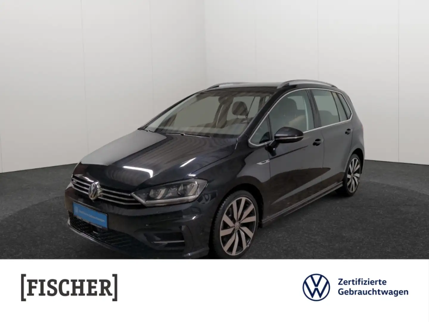 Volkswagen Golf Sportsvan VII 1.4TSI DSG Highline R-Line Xenon AHK Navi ACC Schwarz - 1