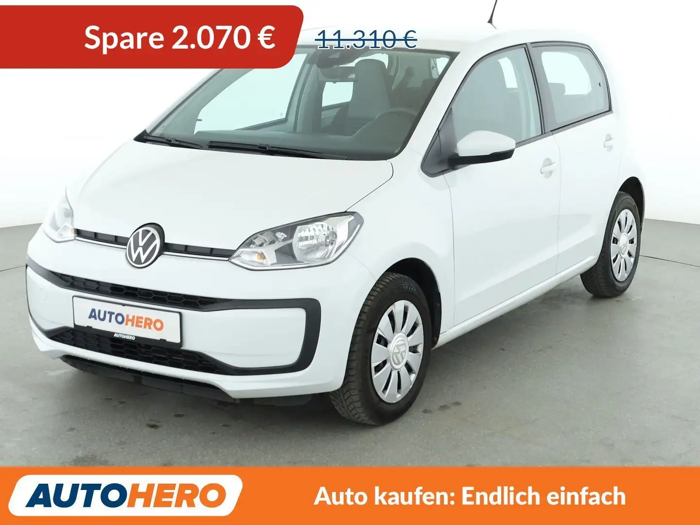Volkswagen up! 1.0*PDC*CAM*TEMPO*KLIMA*GARANTIE* Weiß - 1
