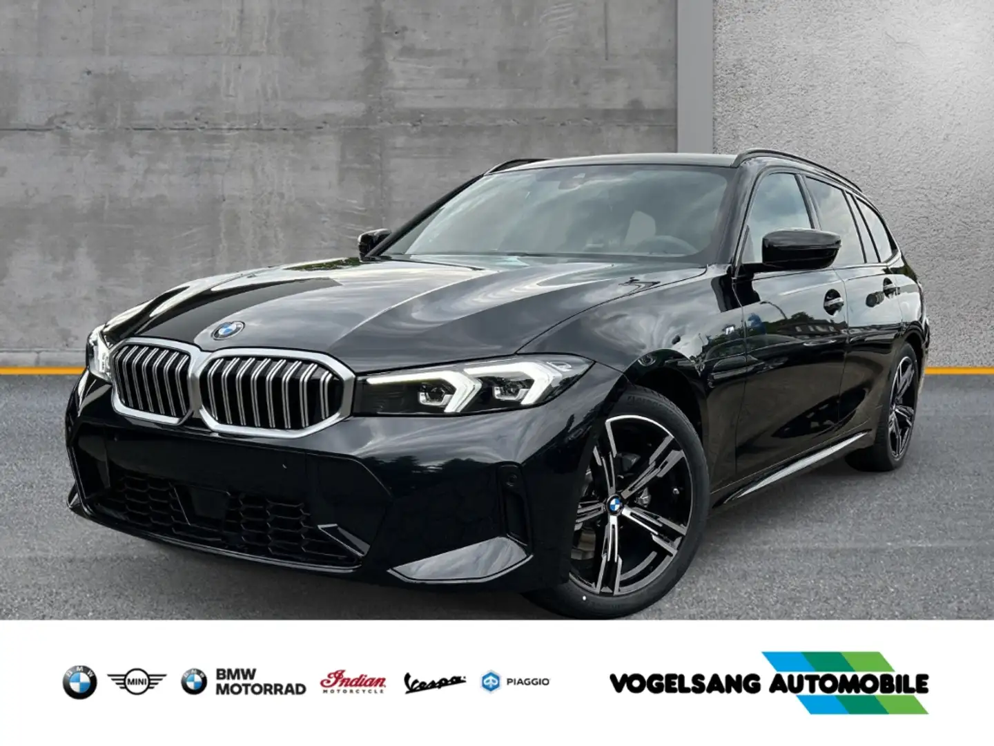 BMW 318 d M Sport Touring Noir - 1
