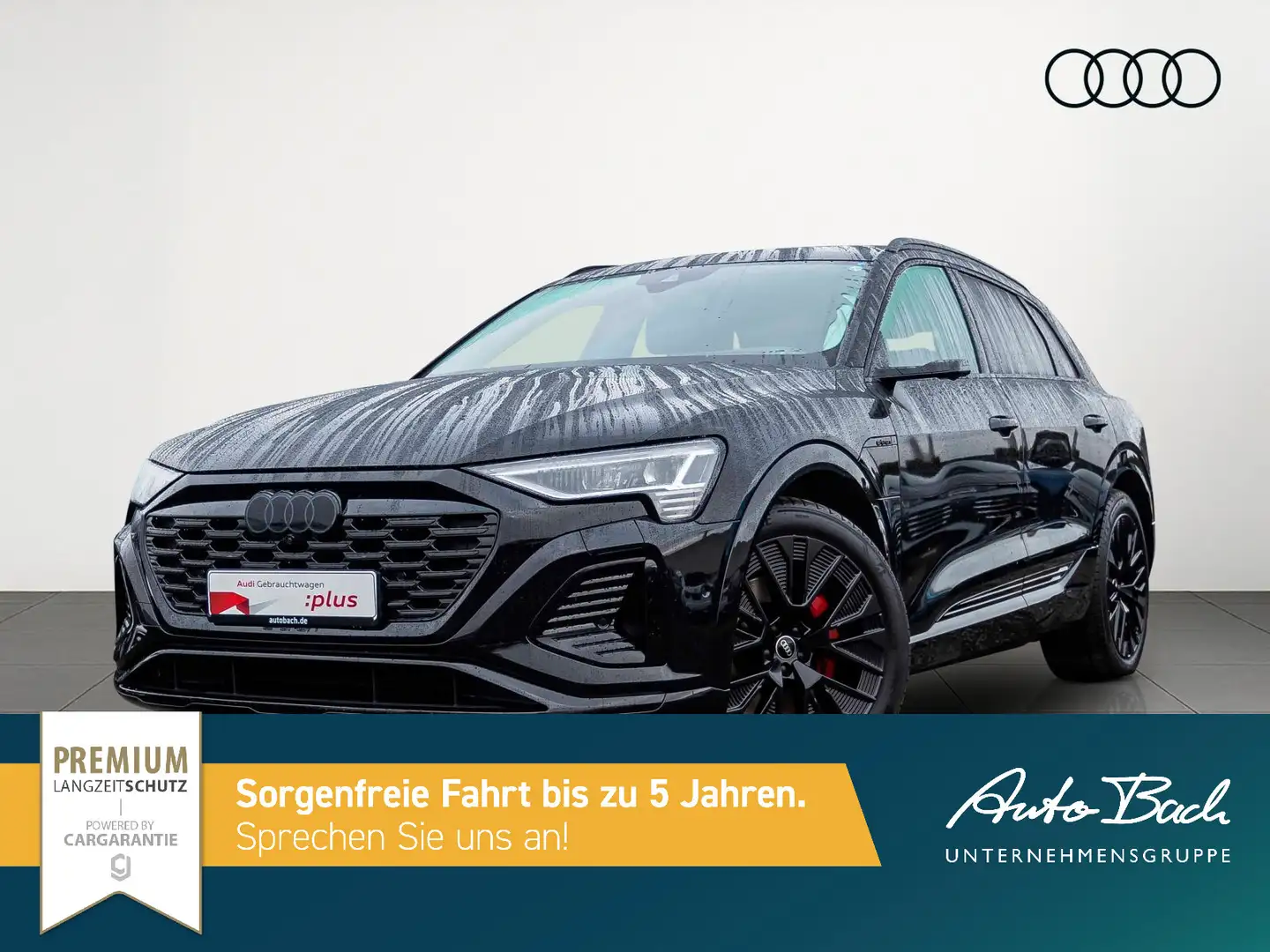 Audi Q8 e-tron S line 55 Navi LED HuD Panorama ACC Noir - 2