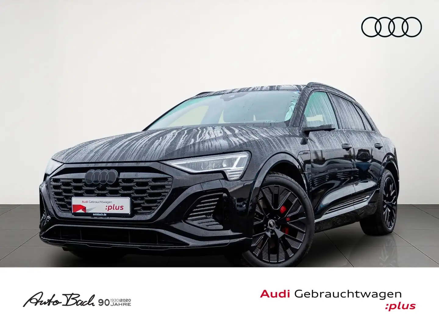 Audi Q8 e-tron S line 55 Navi LED HuD Panorama ACC Noir - 1