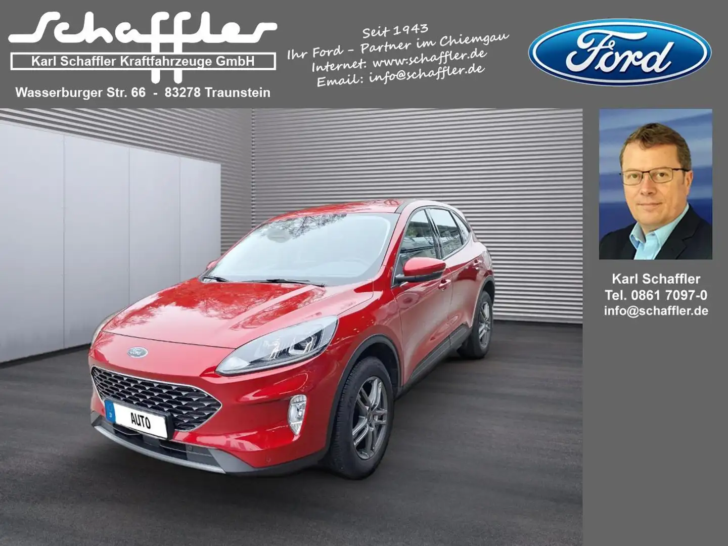 Ford Kuga Cool & Connect Rouge - 1