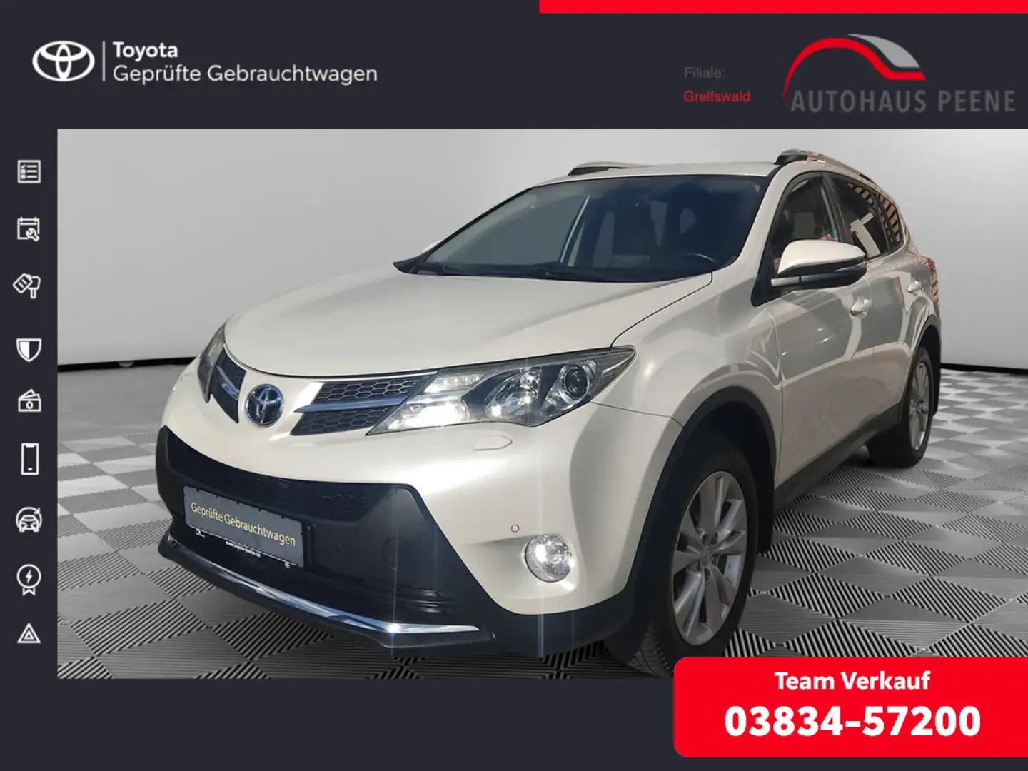 Toyota RAV 4 Bianco - 1
