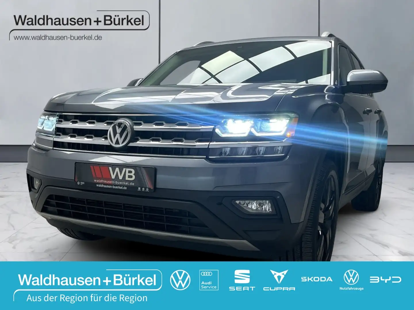 Volkswagen Atlas 3.6 V6 SE 7-Sitze Klima Leder Rückfahrkamera Grau - 1