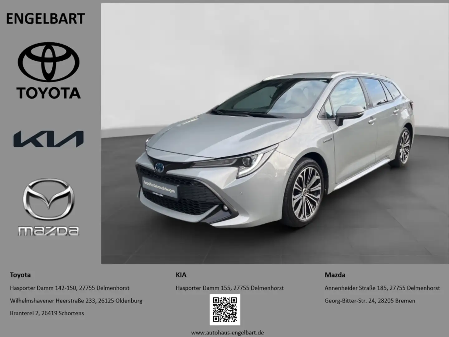 Toyota Corolla TS 2.0 Hybrid Team D Technik Paket Grau - 1