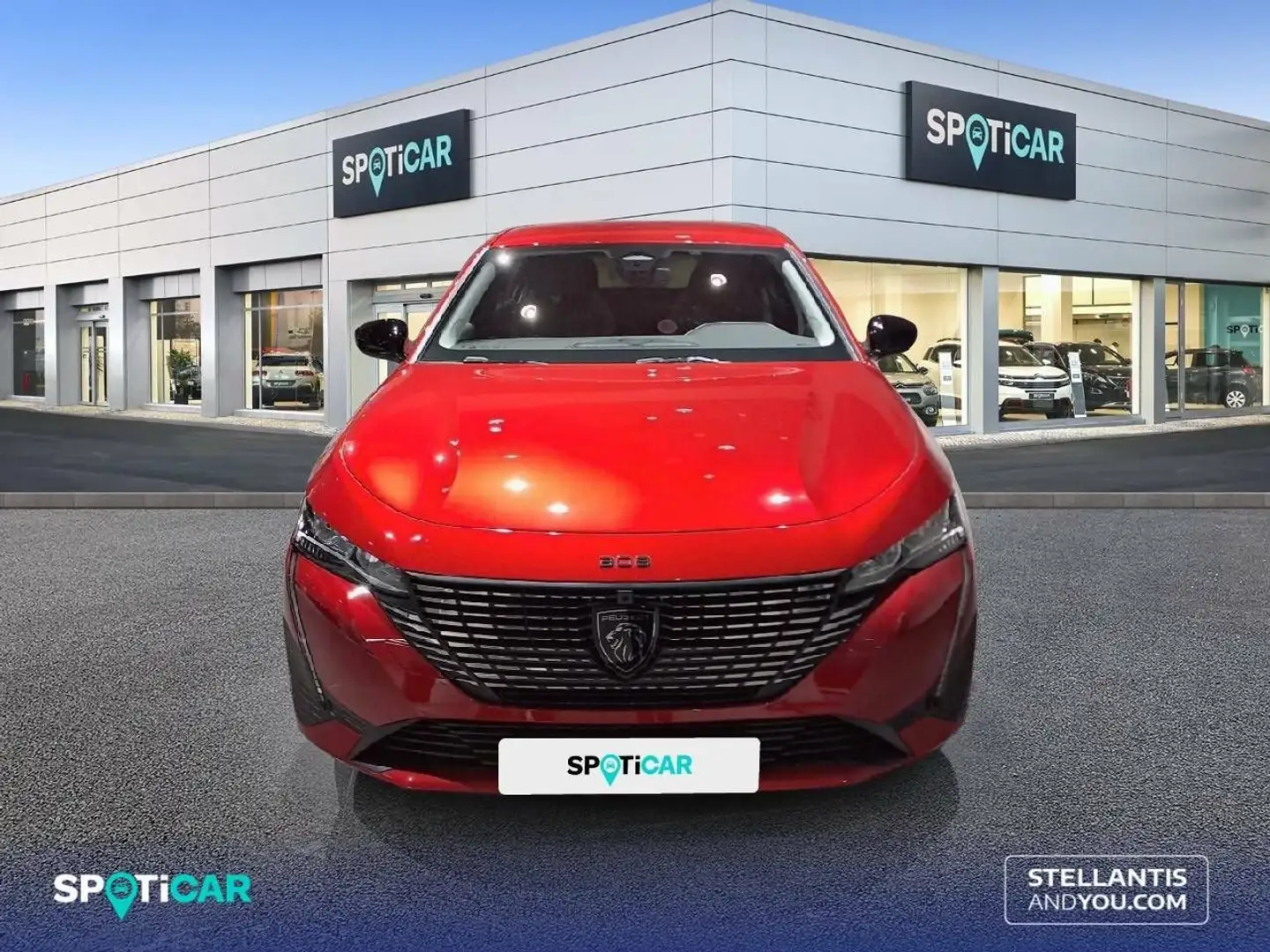 Peugeot 308 5P  Hybrid MHEV 136 e-DCS6 Allure Rood - 2