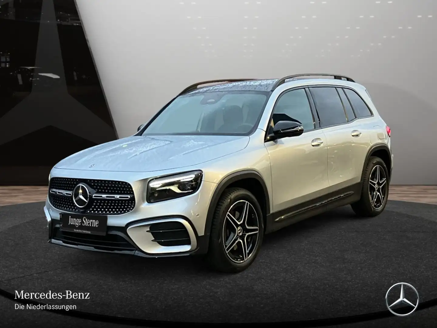Mercedes-Benz GLB 200 AMG+NIGHT+PANO+360°+AHK+MULTIBEAM+19"+7G Silber - 2