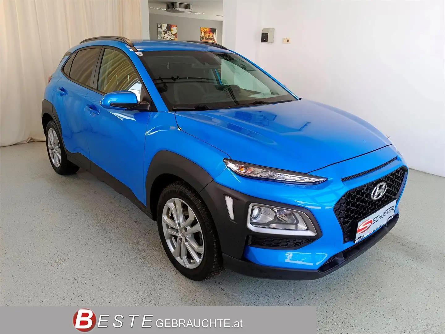 Hyundai KONA Kona Level 3 Plus 1,6 CRDi 4WD DCT k0b37a Blau - 1