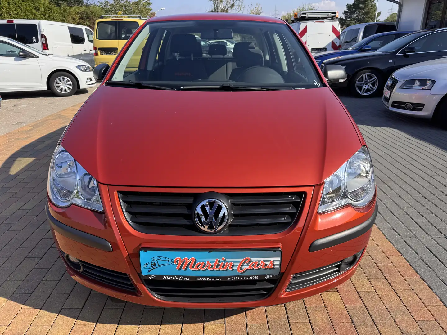 Volkswagen Polo Automatik 1.Hand 55TKM Klima Zentrale 5-türig Orange - 2