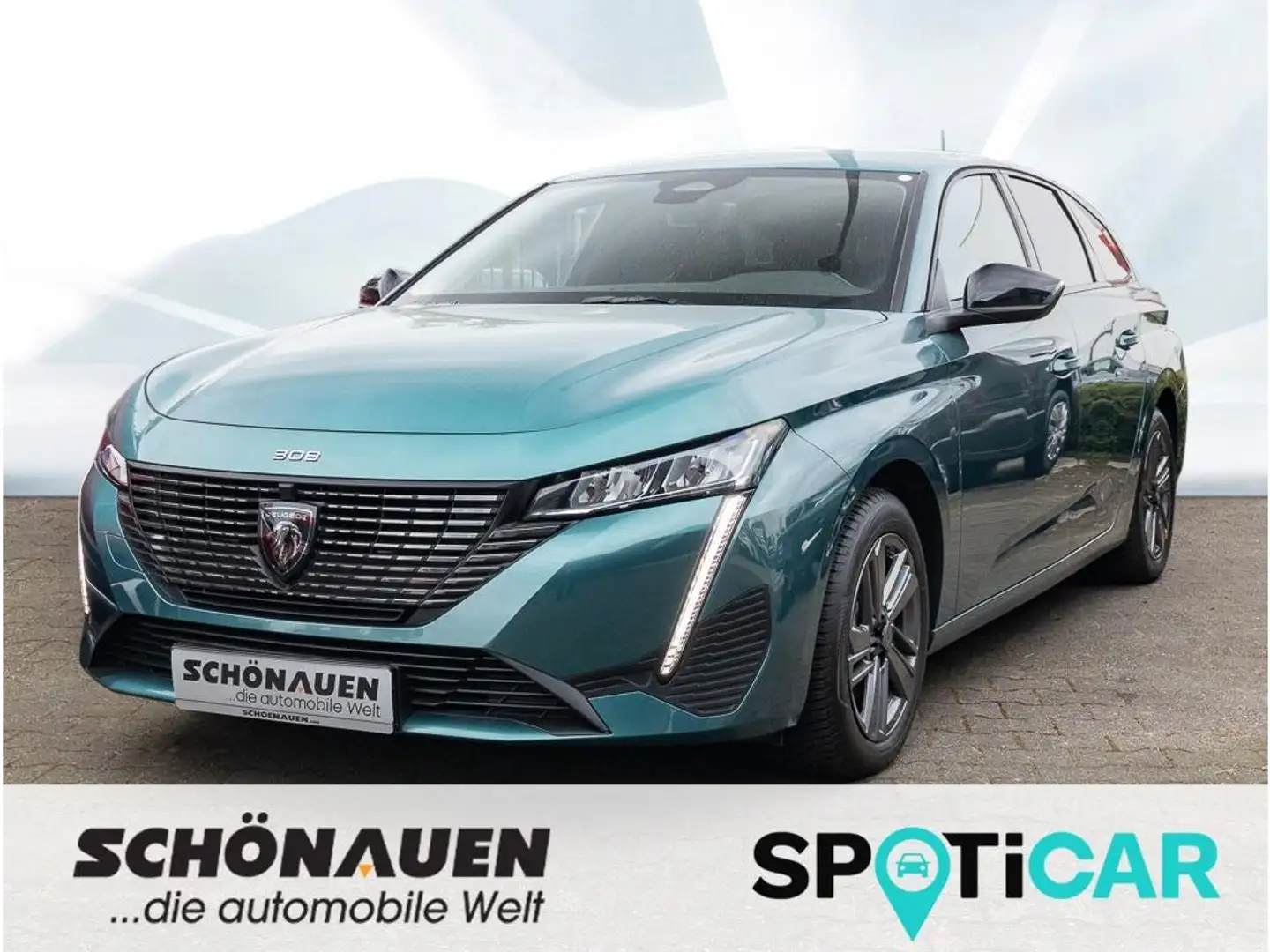 Peugeot 308 ALLURE PT 130 ++S/LHZ+NAVi+CARPLAY+AHK+ALLW++ Blau - 1